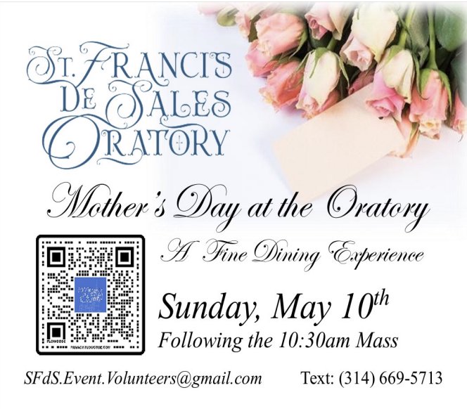 Mother's Day at the Oratory